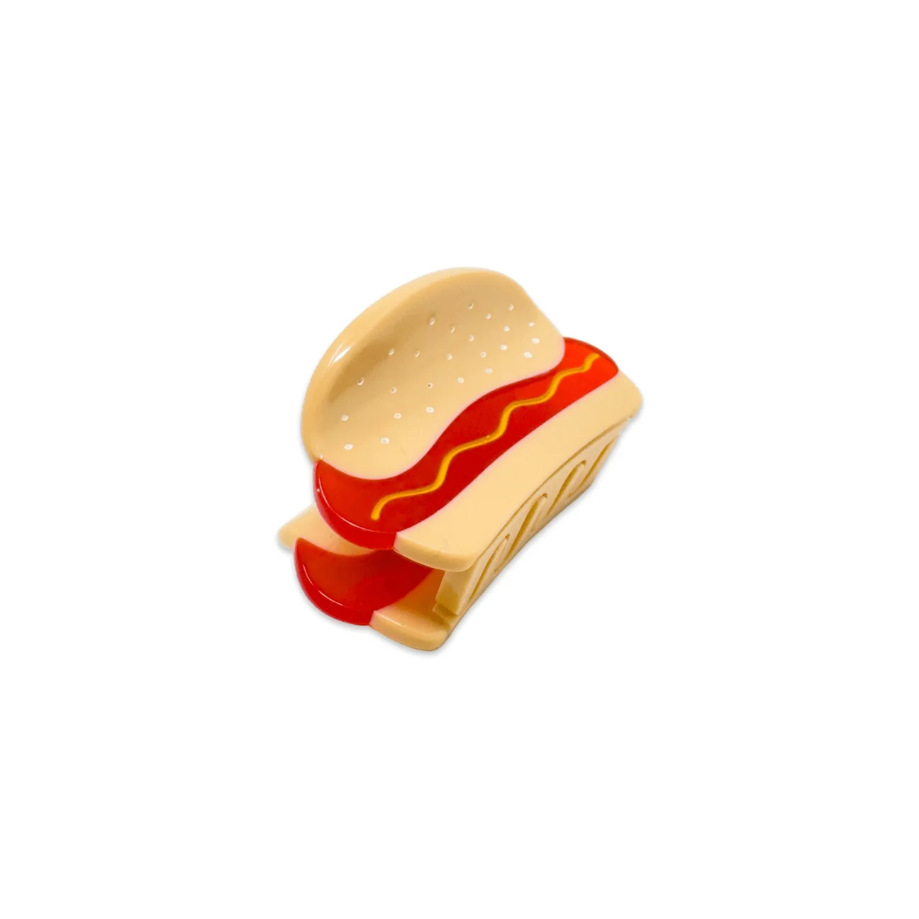 Mini Hot Dog Hair Claw Clip by Jenny Lemons - Image 5
