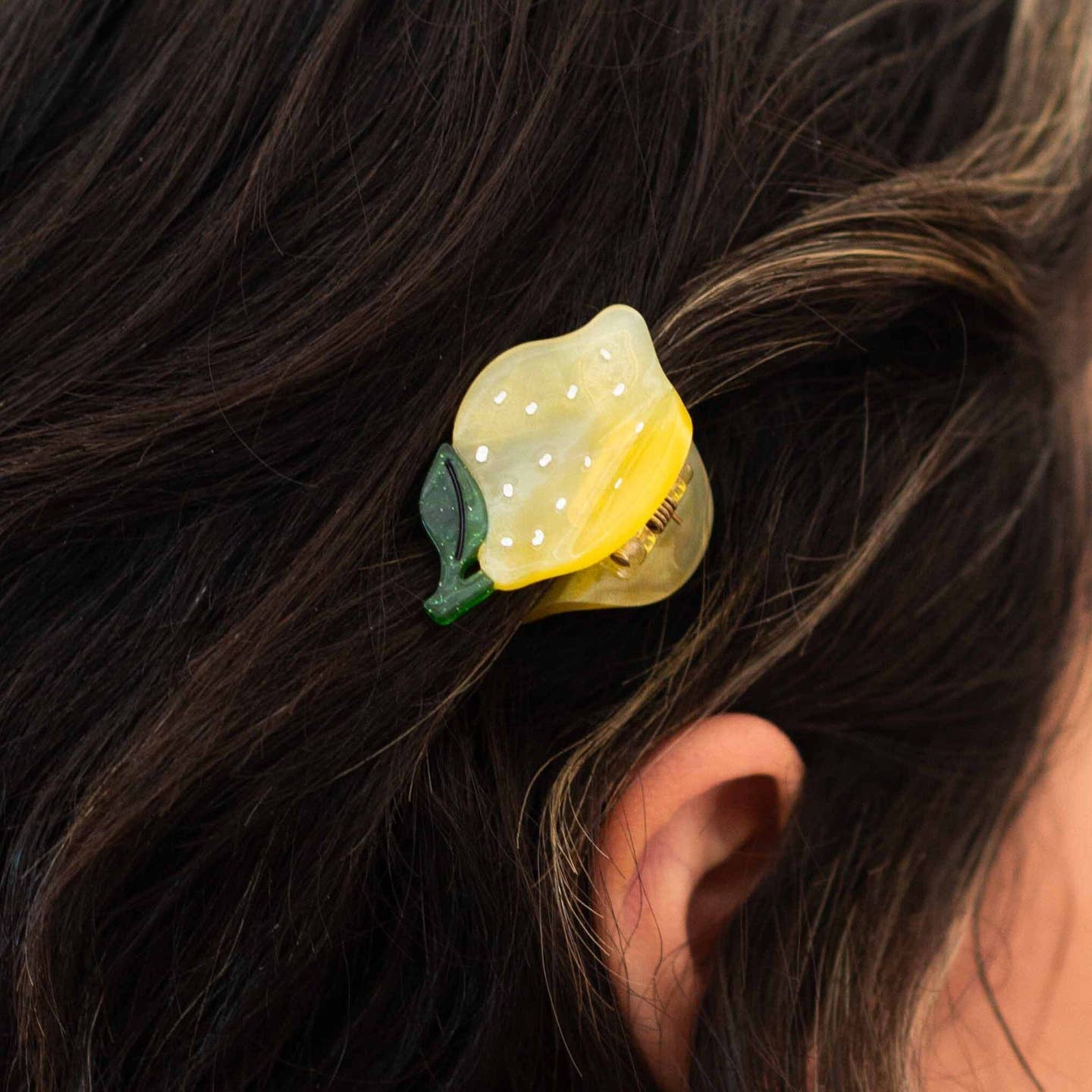 Mini Lemon Hair Claw Clip by Jenny Lemons - Image 3