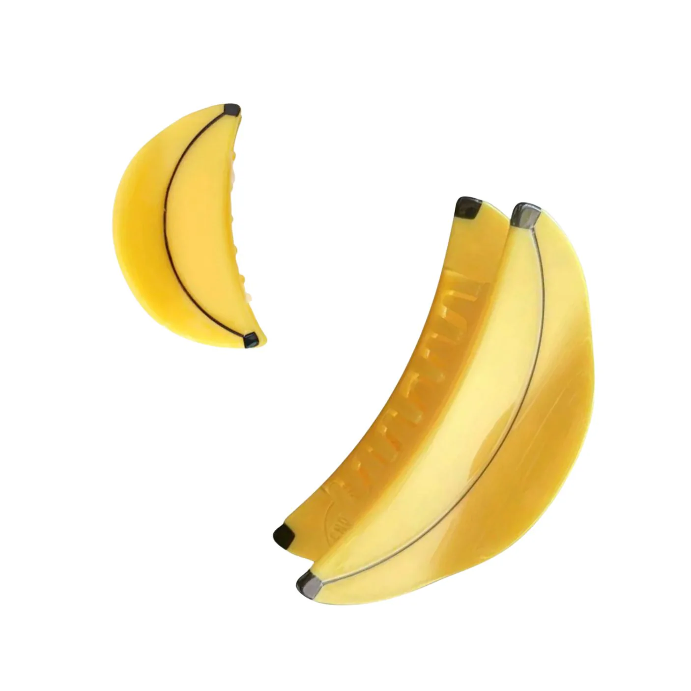 Mini & Me Hair Claw Clip Set - Banana by Jenny Lemons - Image 6