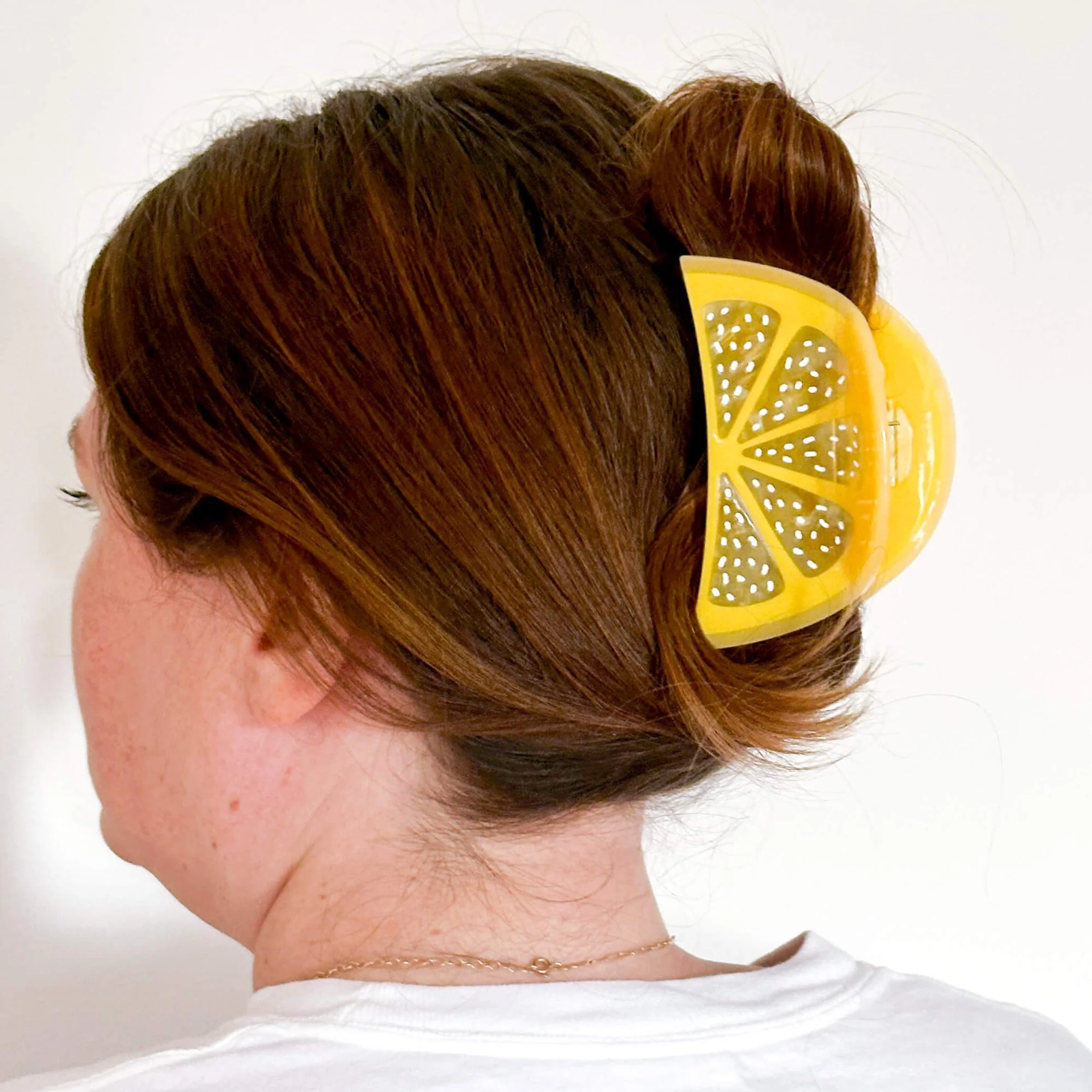 Mini & Me Hair Claw Clip Set - Lemon Slice by Jenny Lemons - Image 2