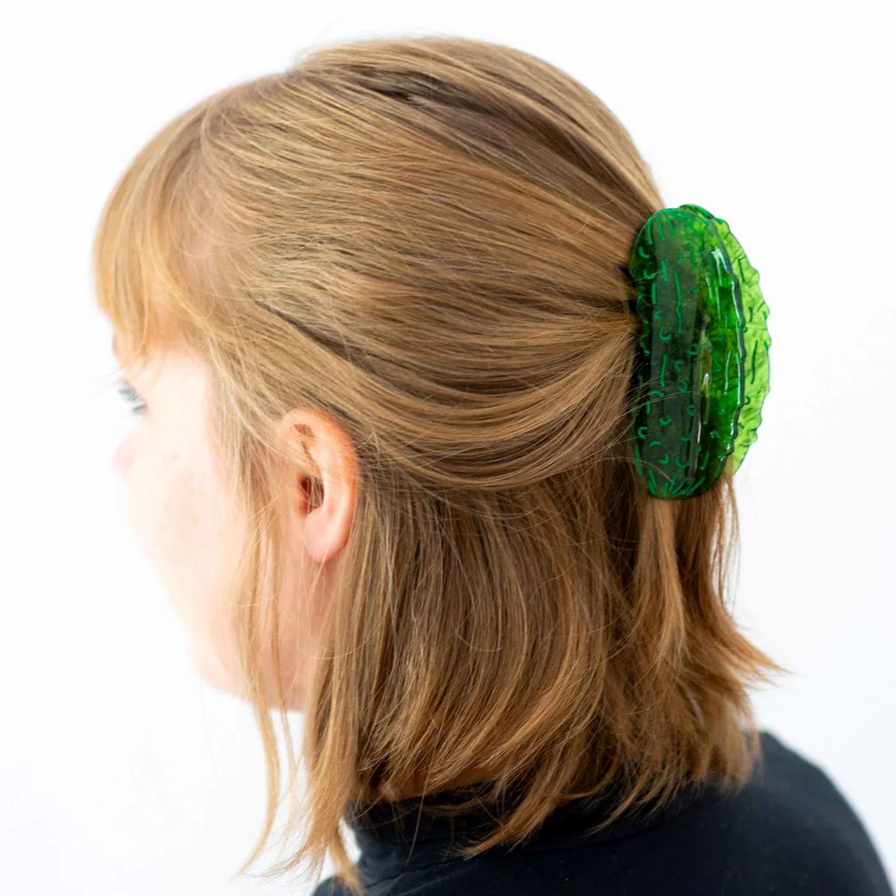 Mini & Me Hair Claw Clip Set - Pickle by Jenny Lemons - Image 2