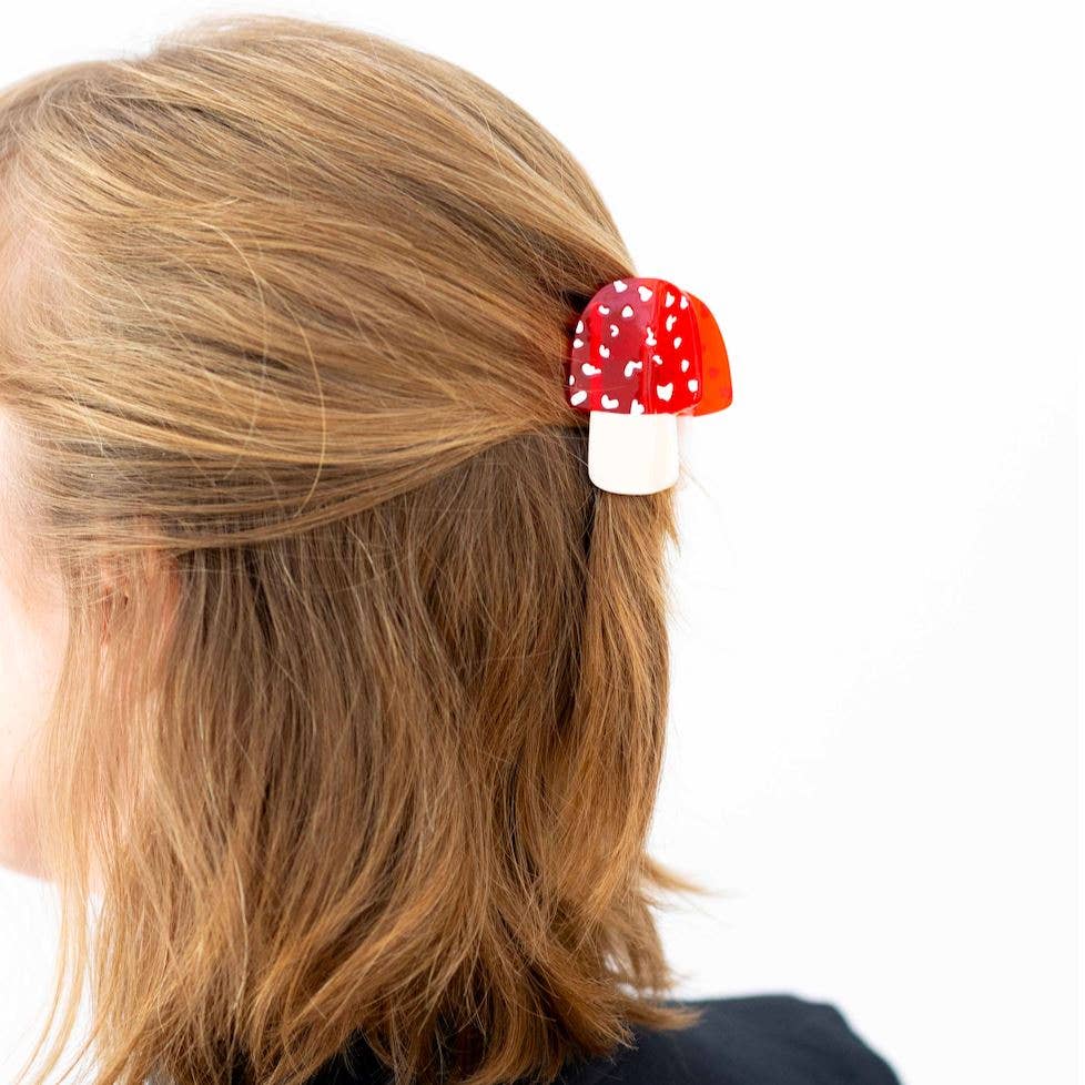 Mini Mushroom Hair Claw Clip by Jenny Lemons - Image 2