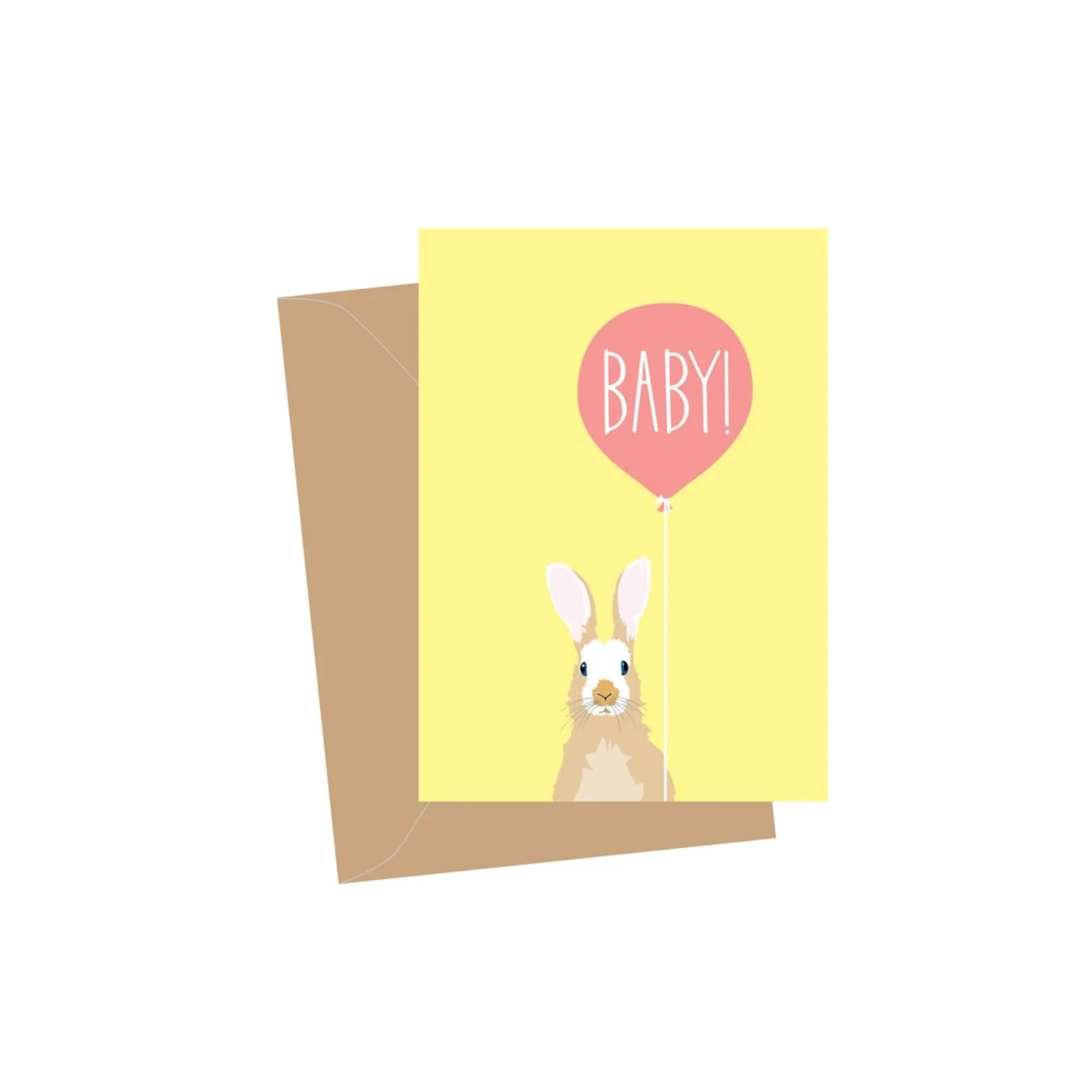 Mini New Baby Rabbit Card by Apartment 2 Cards