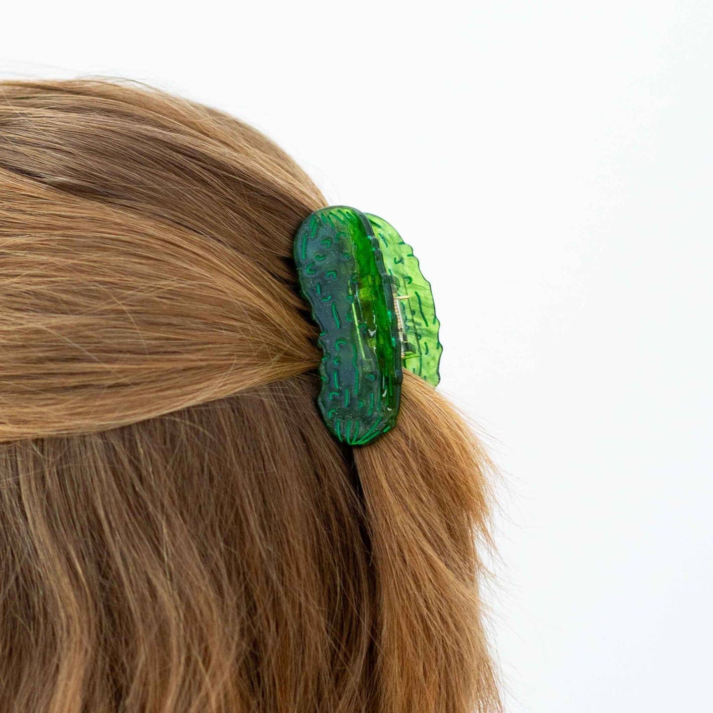 Mini Pickle Hair Claw Clip by Jenny Lemons - Image 2