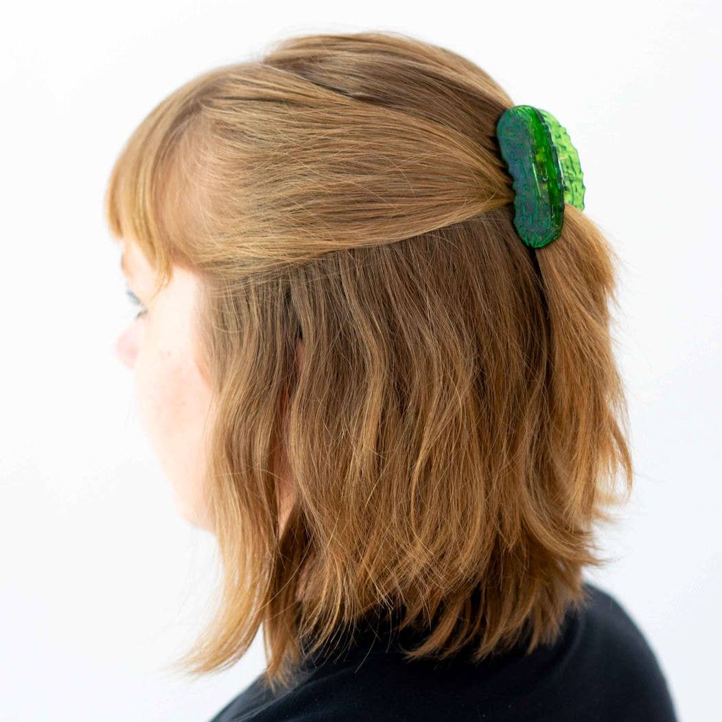 Mini Pickle Hair Claw Clip by Jenny Lemons - Image 3