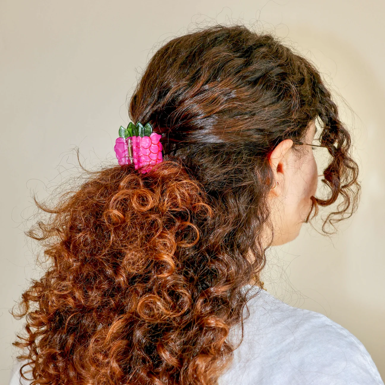 Mini Raspberry Hair Claw Clip by Jenny Lemons - Image 2