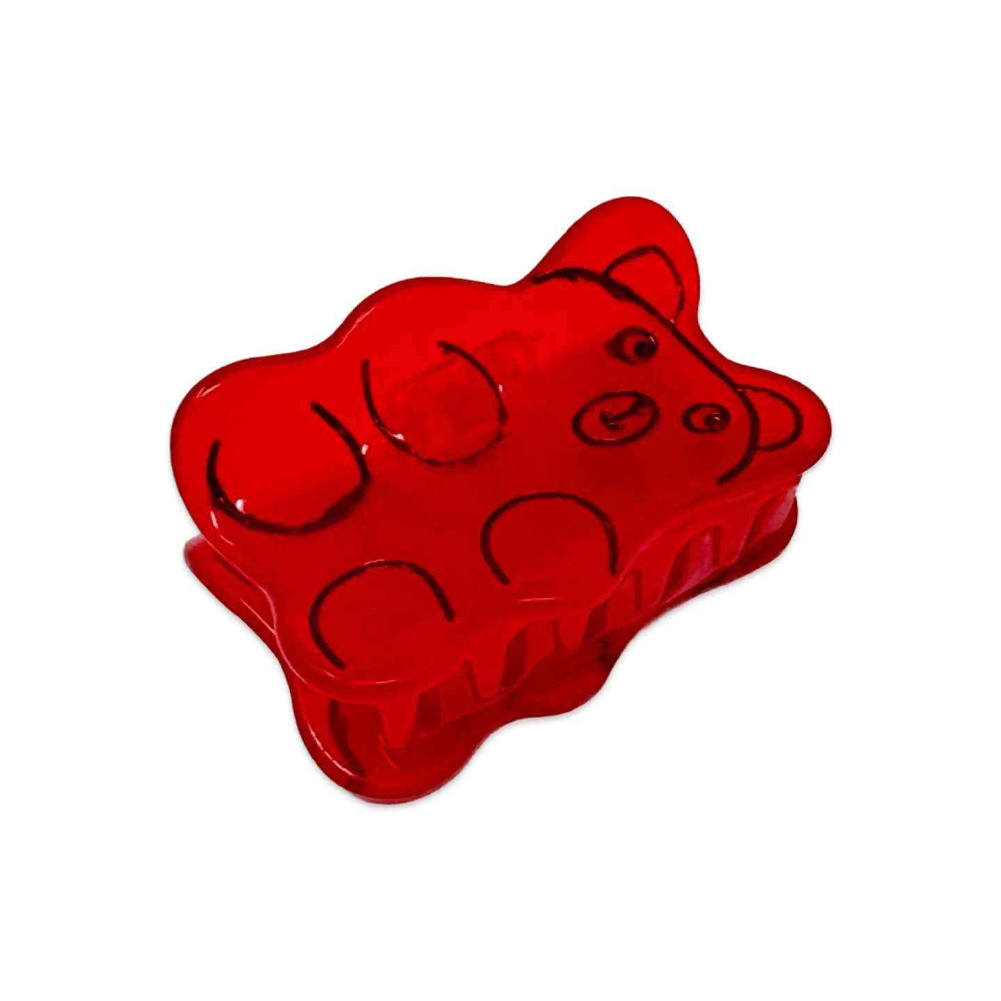 Mini Red Gummy Bear Hair Claw Clip by Jenny Lemons - Image 2