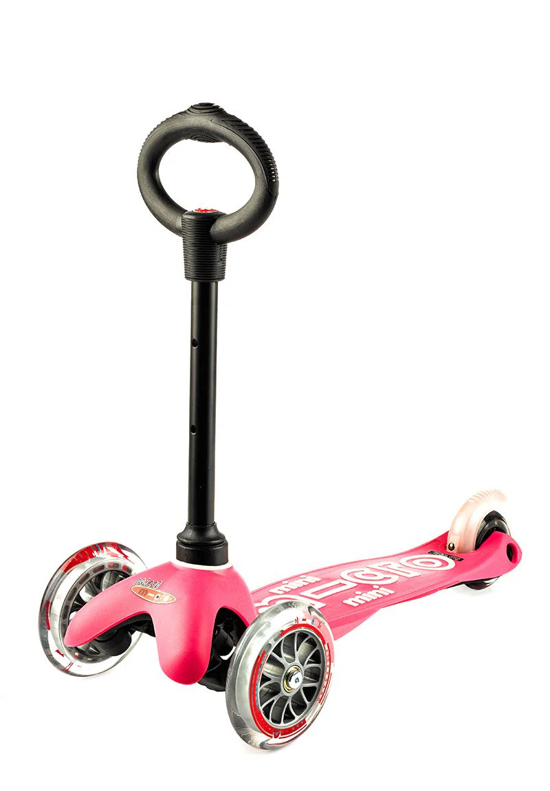 Mini Micro 3in1 Deluxe Scooter - Pink By Micro Kickboard - Image 3