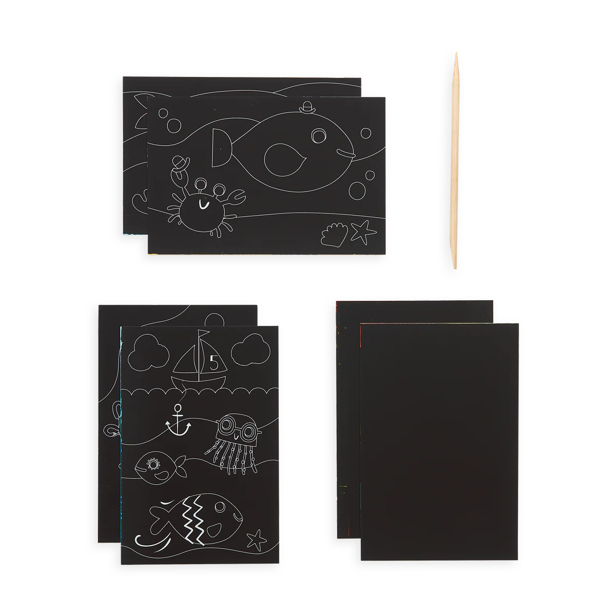 Mini Scratch & Scribble - Friendly Fish by OOLY - Image 2
