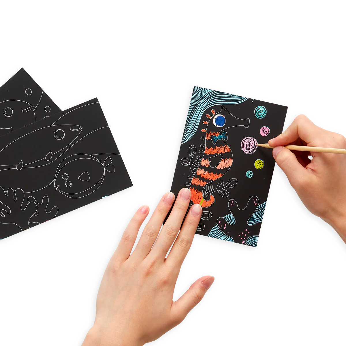 Mini Scratch & Scribble - Friendly Fish by OOLY - Image 4