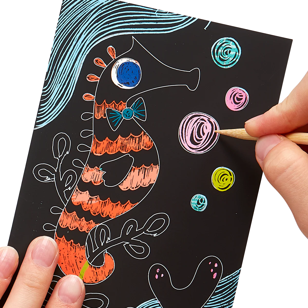 Mini Scratch & Scribble - Friendly Fish by OOLY - Image 5