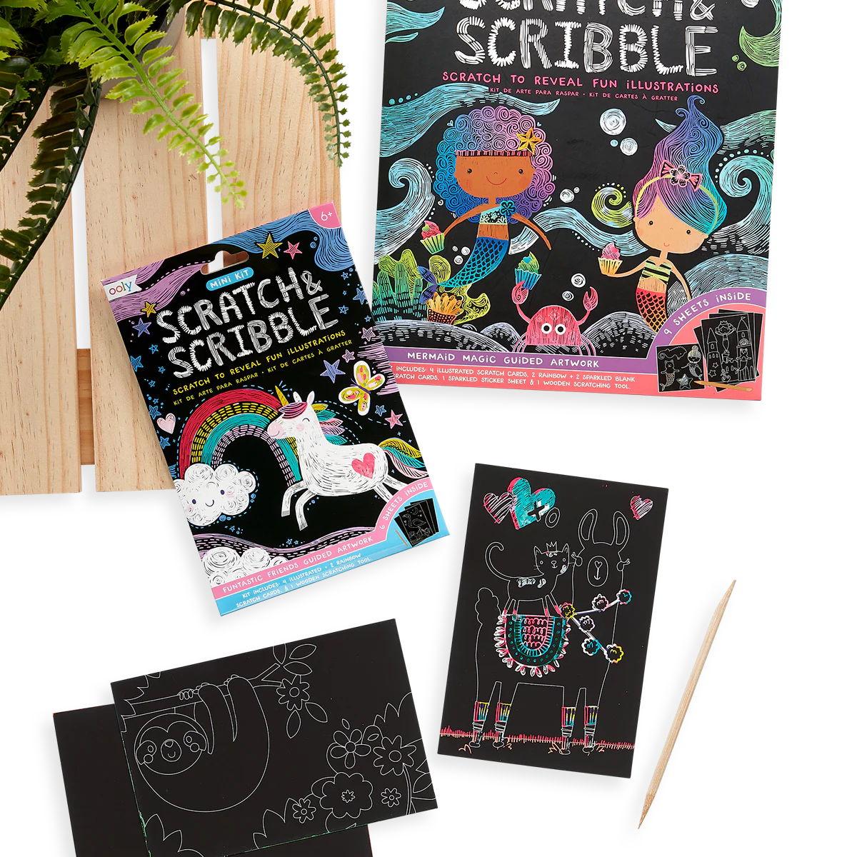 Mini Scratch & Scribble - Funtastic Friends by OOLY - Image 6