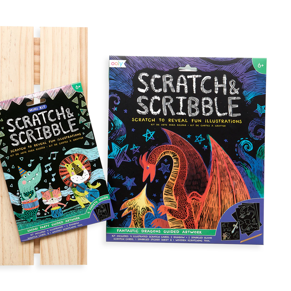 Mini Scratch & Scribble - Safari Party by OOLY - Image 5