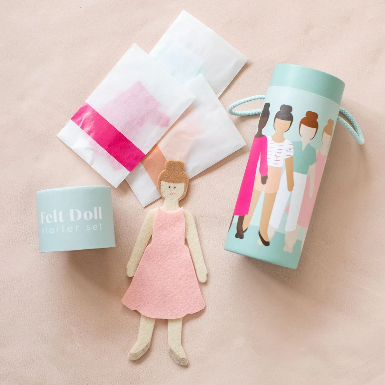 Mint Girl Felt Starter Doll by Lowercase Toys - FINAL SALE - Image 2