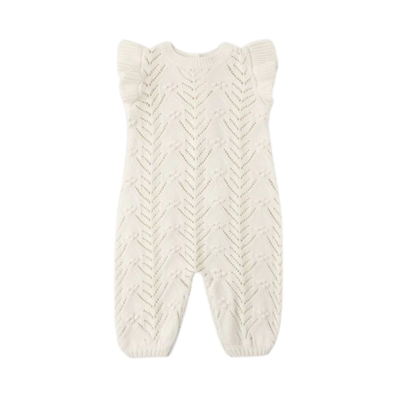 Mira Knit Romper - Natural by Quincy Mae