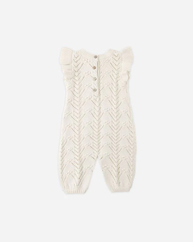 Mira Knit Romper - Natural by Quincy Mae - Image 4