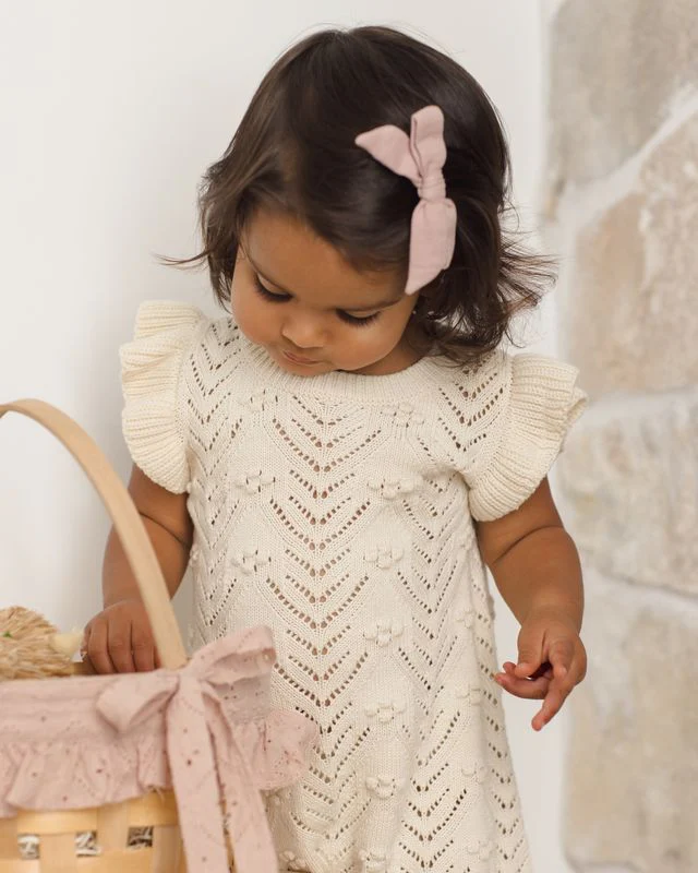 Mira Knit Romper - Natural by Quincy Mae - Image 8