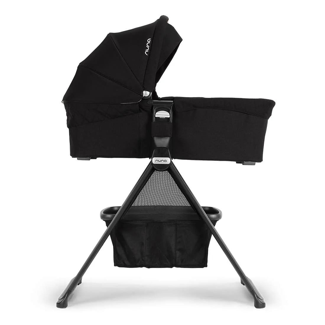 MIXX Series Bassinet + Stand - Caviar by Nuna - Image 2