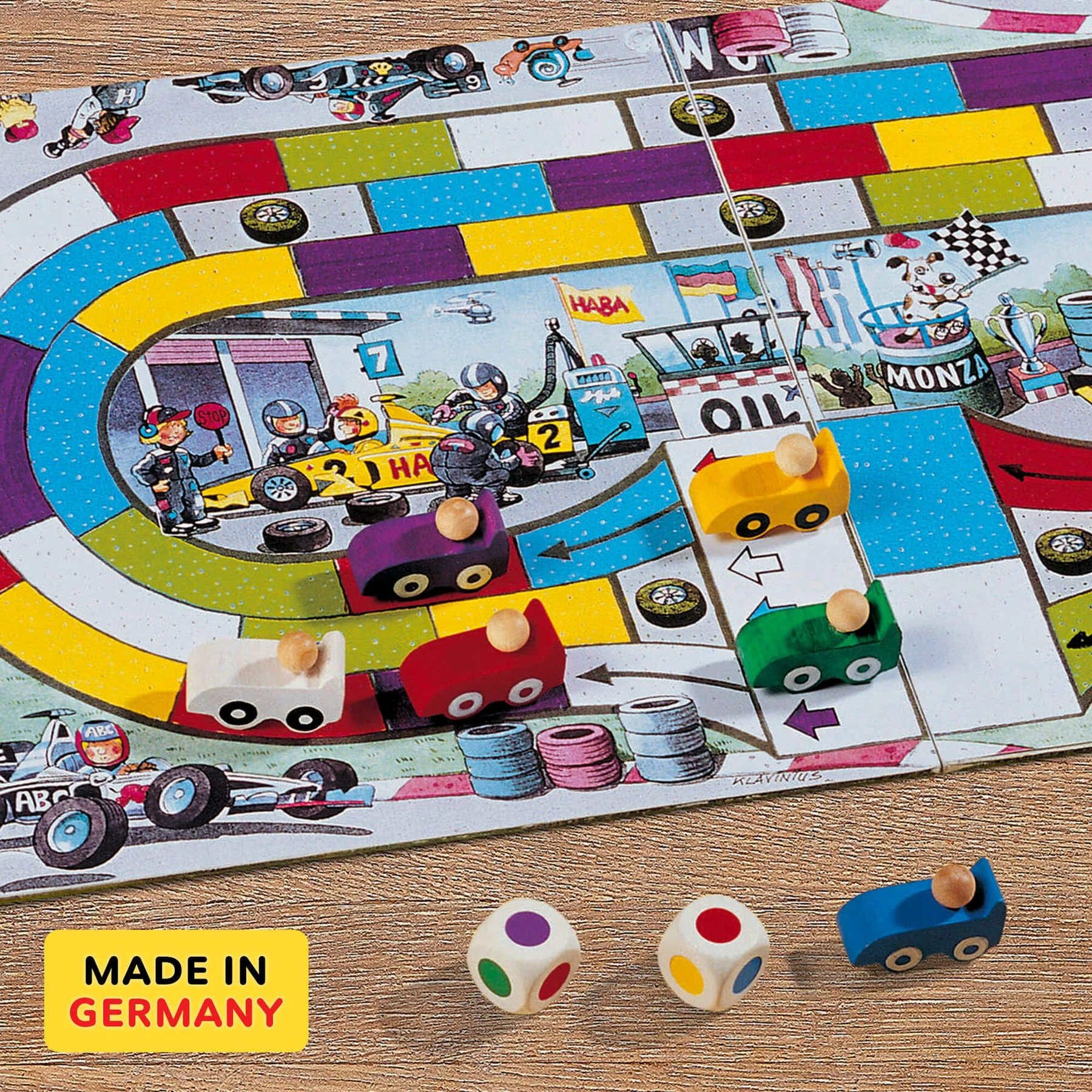 Monza Car Racing Board Game by Haba - Image 3
