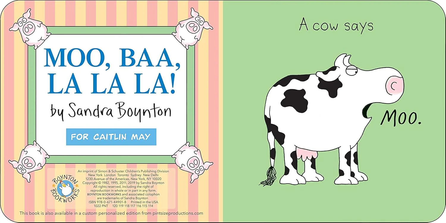 Moo, Baa, La La La! - Board Book - Image 3
