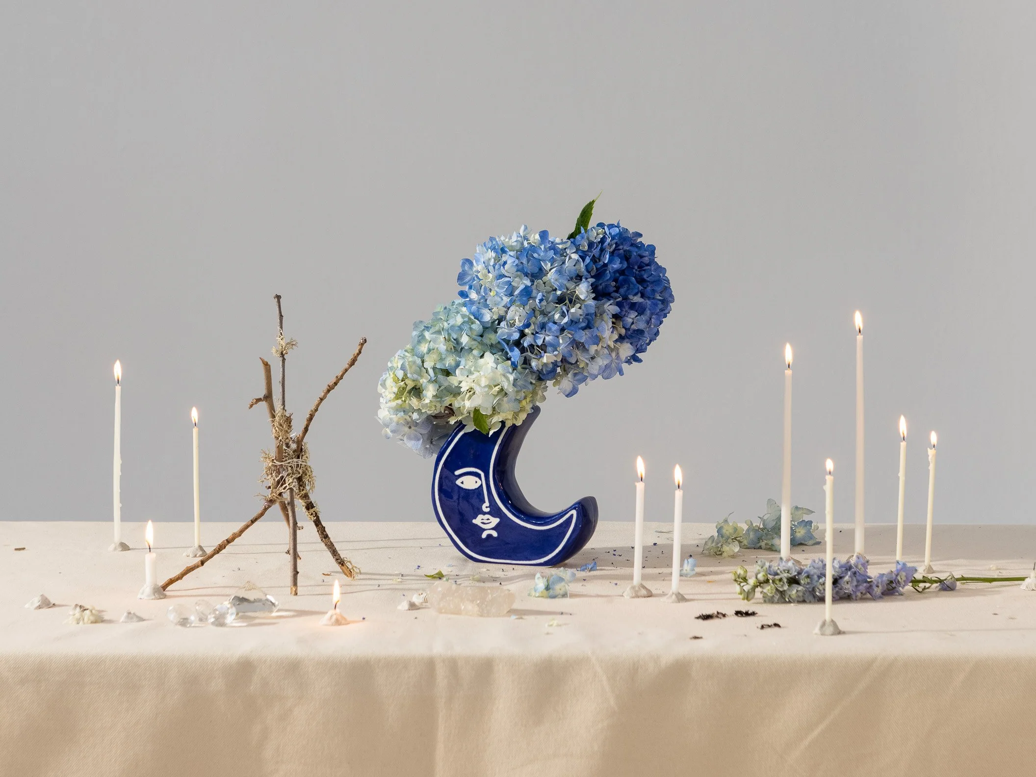 Moon Vase - Blue by DOIY - Image 3