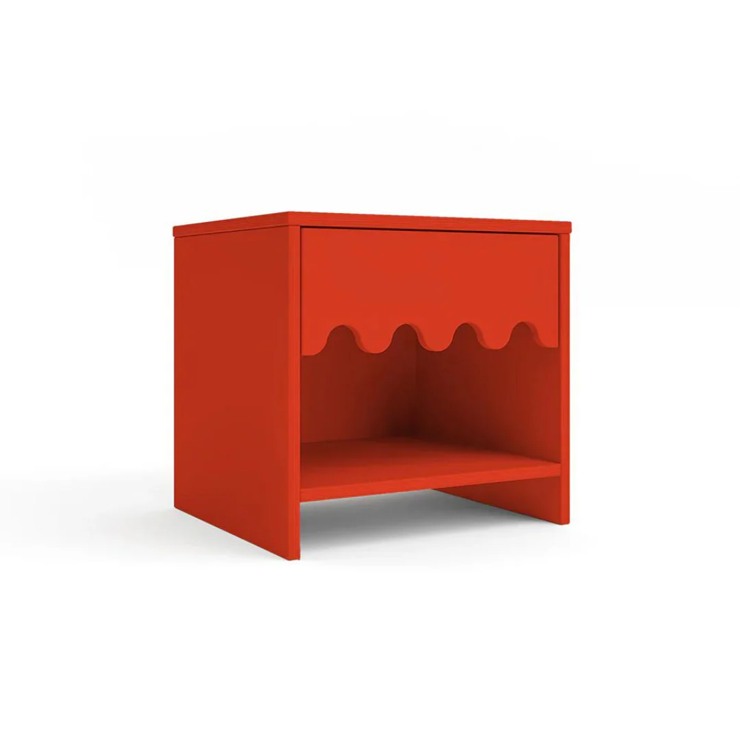 Moss Night Stand - Red by Oeuf - Image 2
