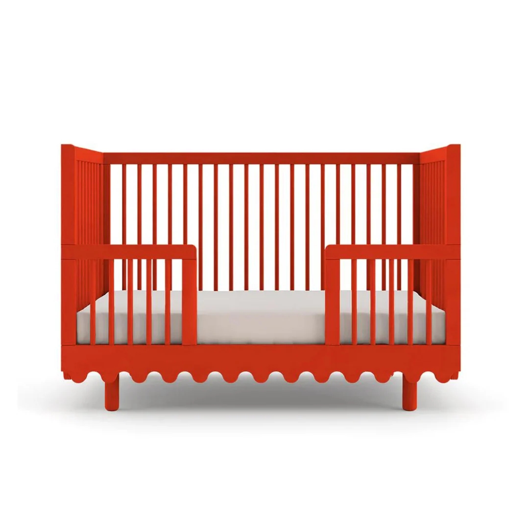 Moss Toddler Bed Conversion Kit - Red by Oeuf - Image 2