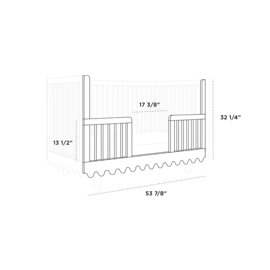 Moss Toddler Bed Conversion Kit - Red by Oeuf - Image 5