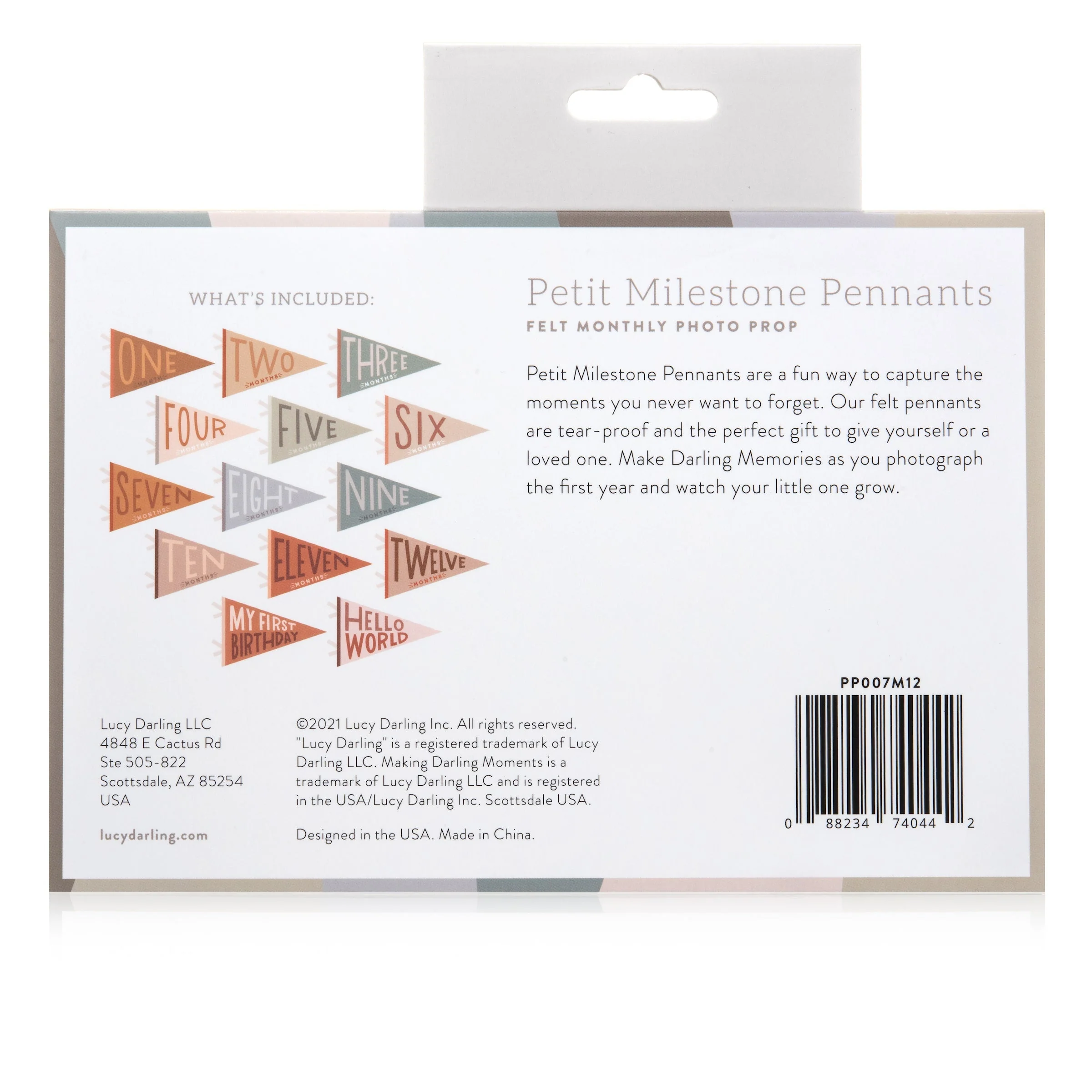 Mountain Fields Petit Milestone Pennant by Lucy Darling - Image 4