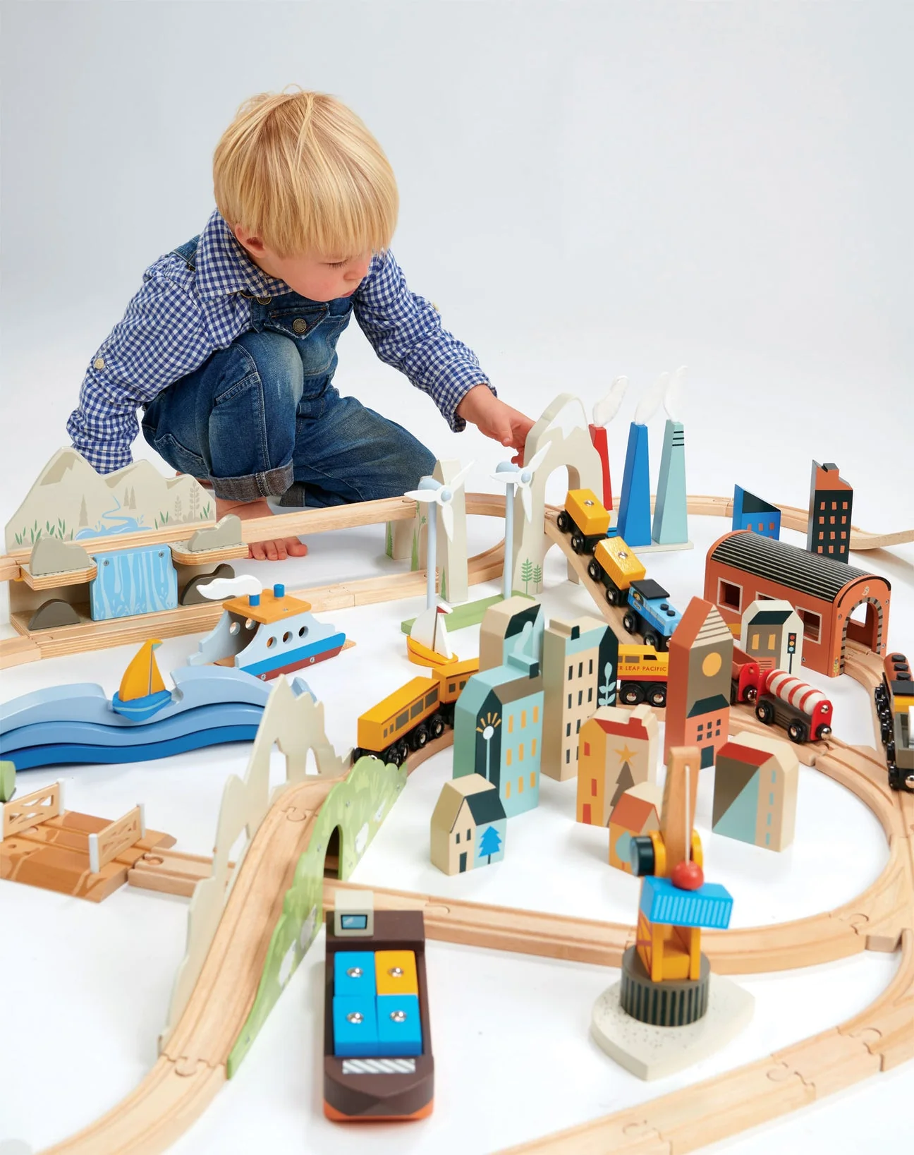 Mountain View Train Set by Tender Leaf Toys - Image 11