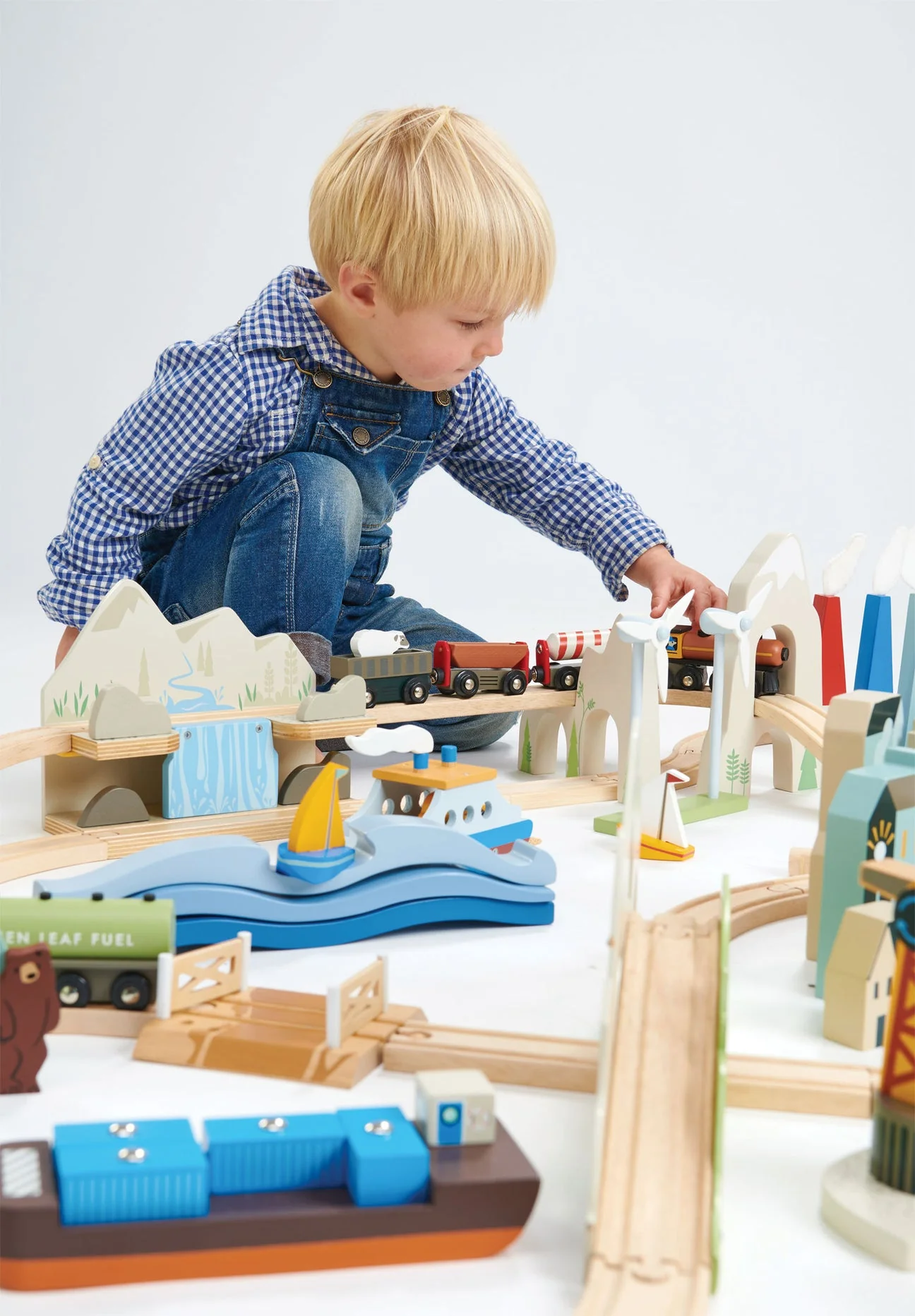Mountain View Train Set by Tender Leaf Toys - Image 12