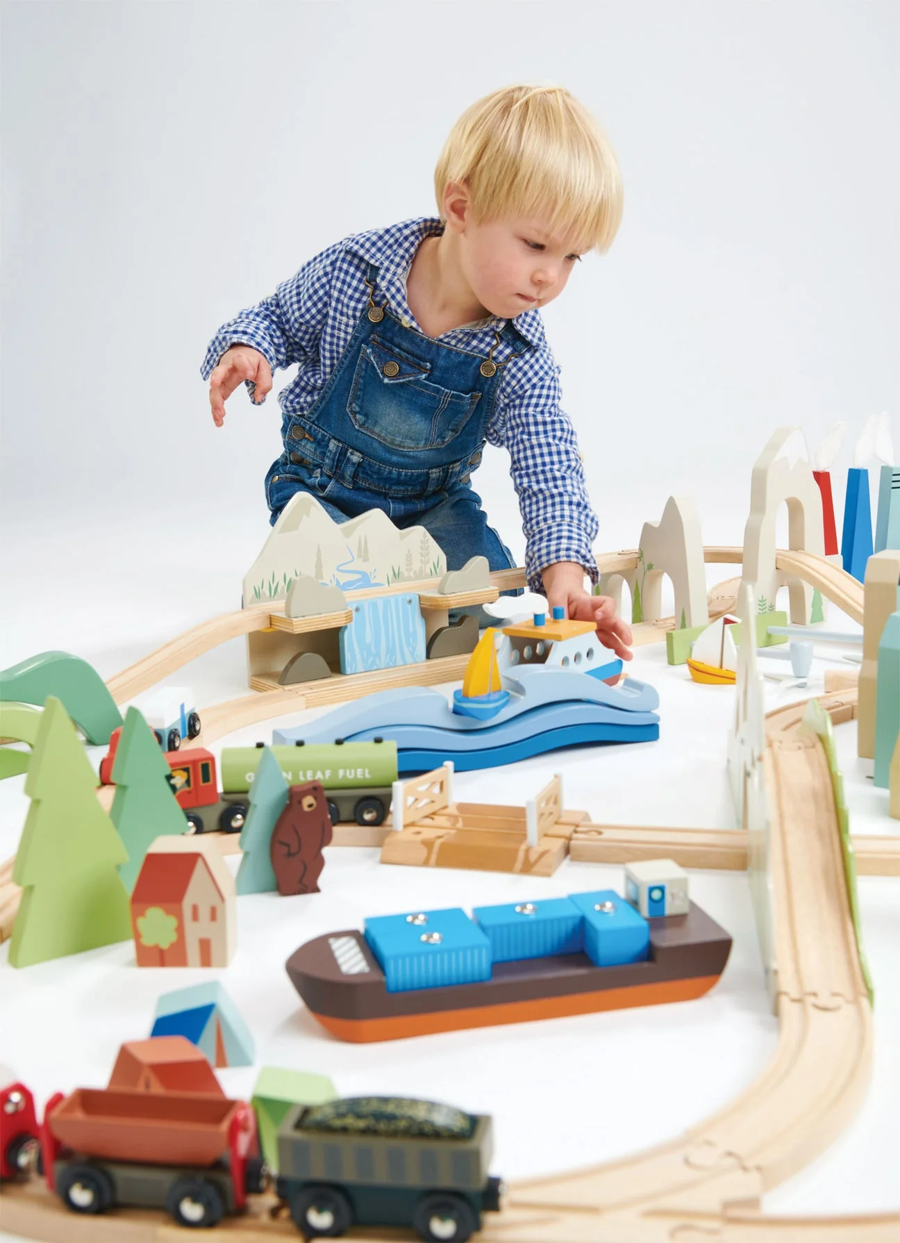 Mountain View Train Set by Tender Leaf Toys - Image 14