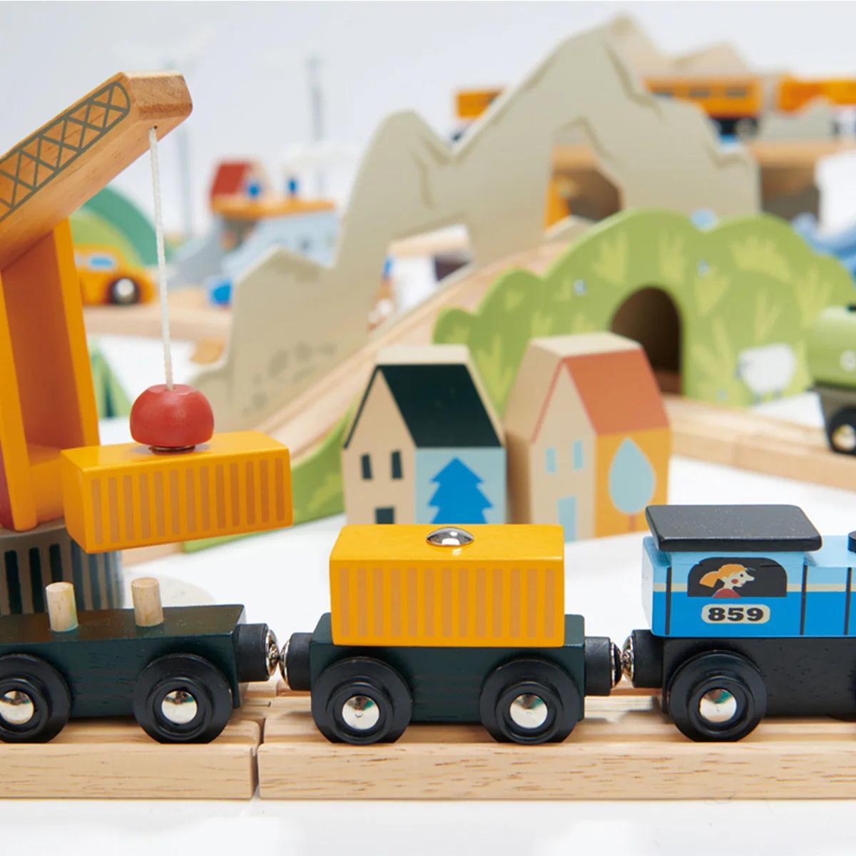 Mountain View Train Set by Tender Leaf Toys - Image 3