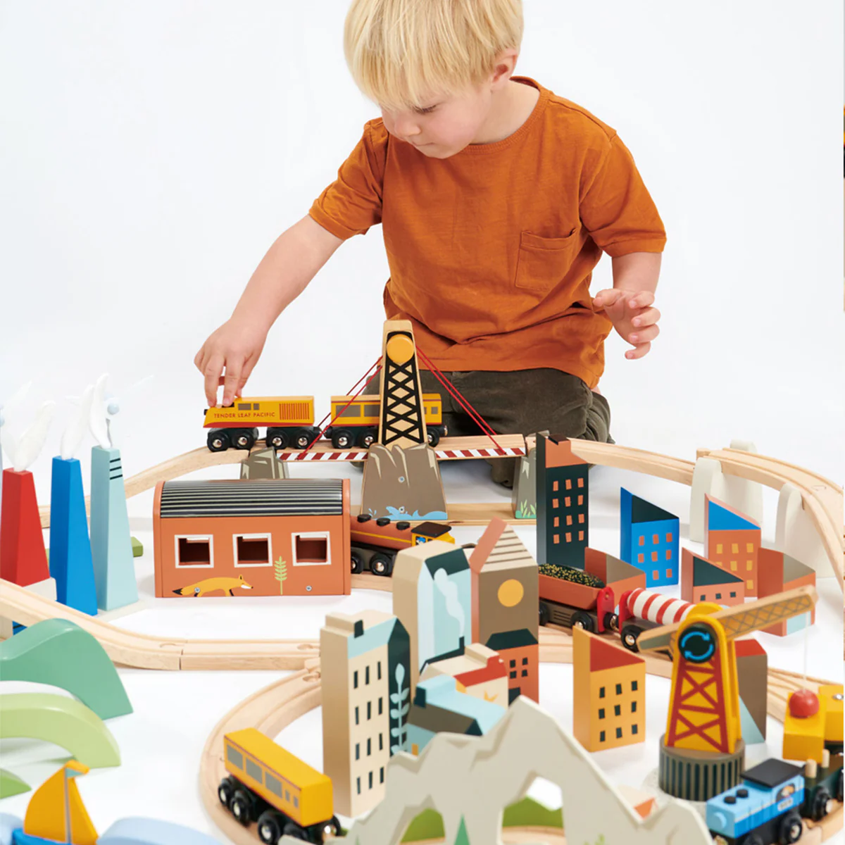 Mountain View Train Set by Tender Leaf Toys - Image 7
