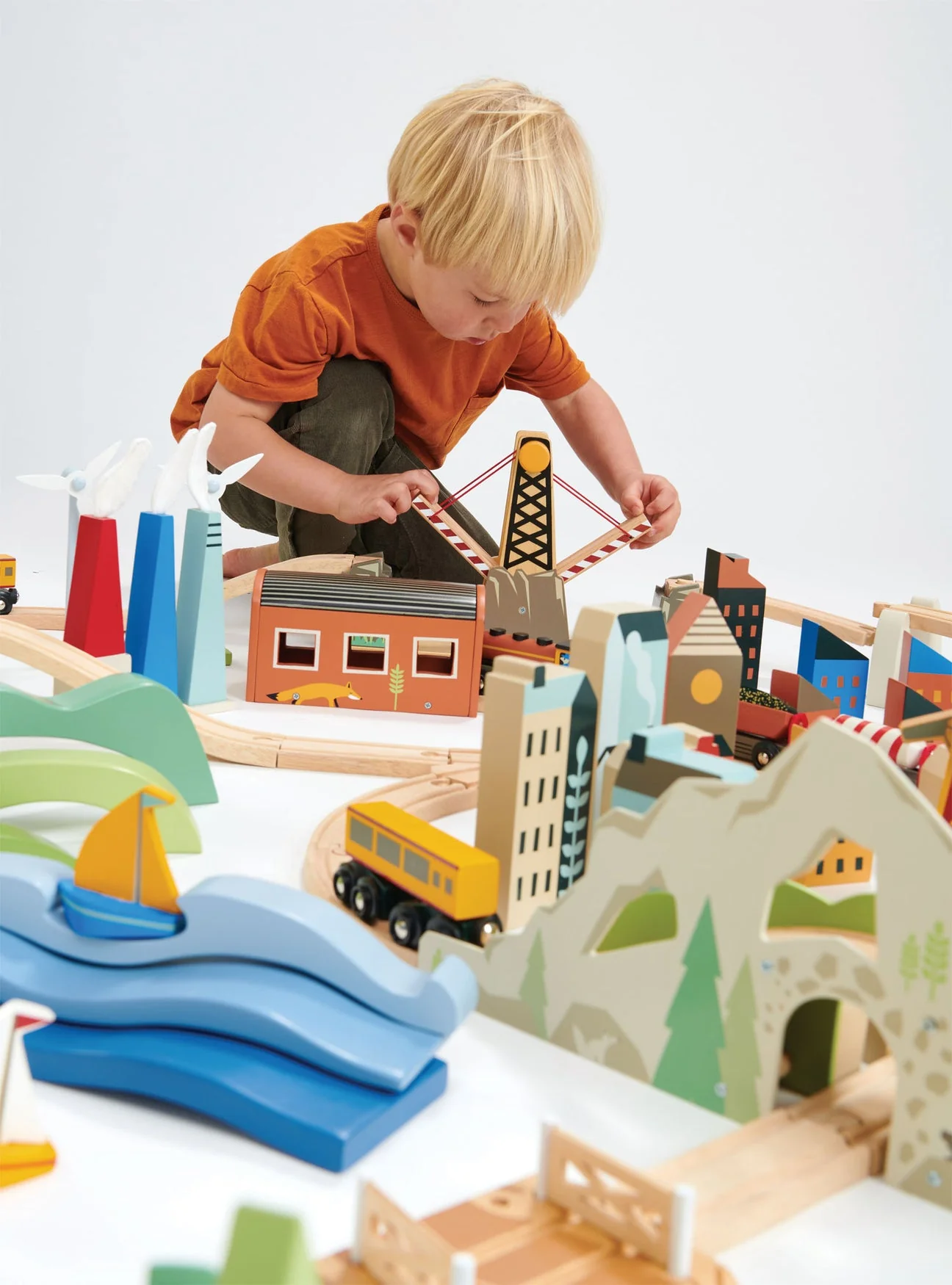 Mountain View Train Set by Tender Leaf Toys - Image 8