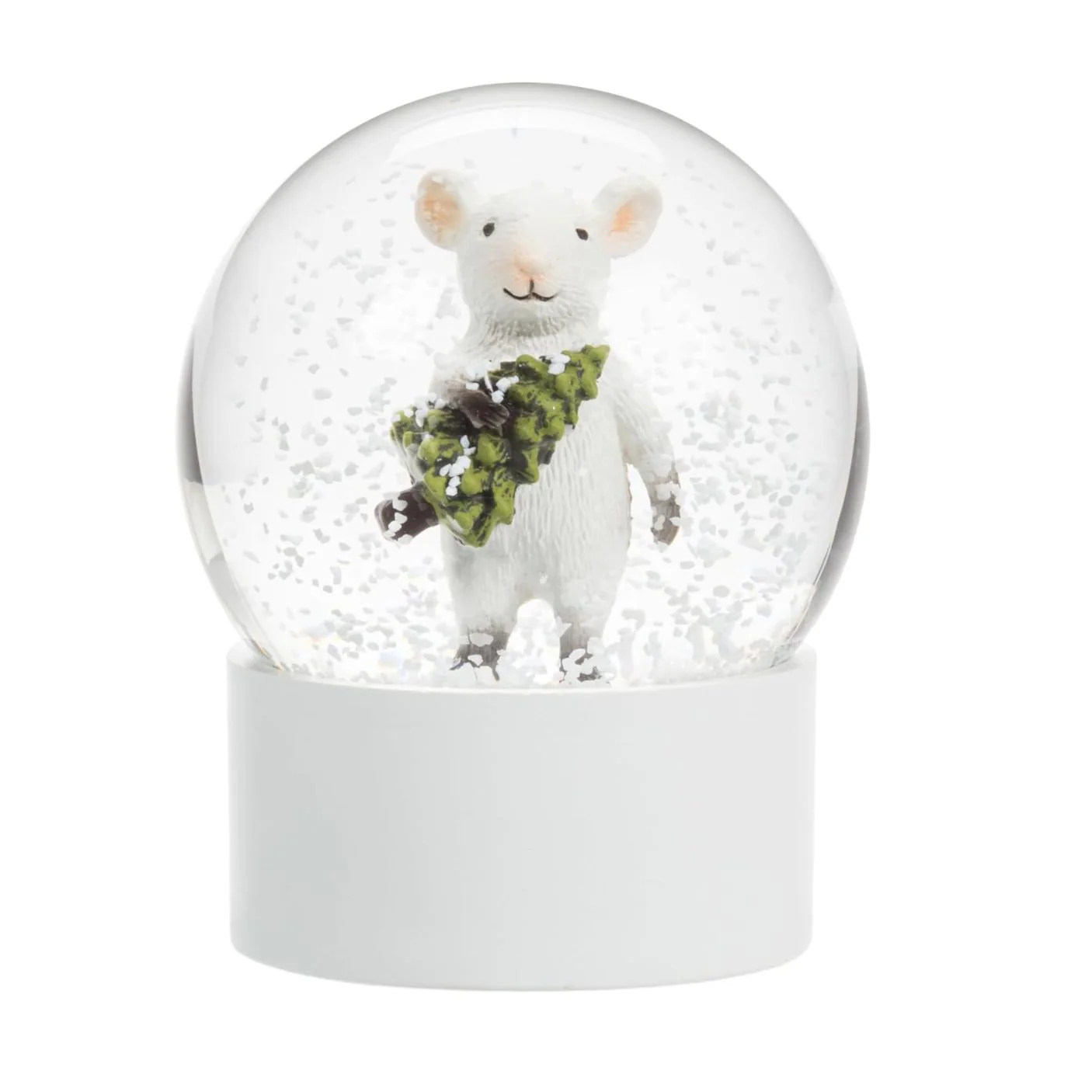 Mouse with Tree Snow Globe by Abbott