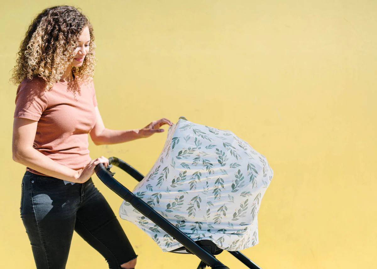 Multi-Use Car Seat Cover - Fern by Copper Pearl - Image 3
