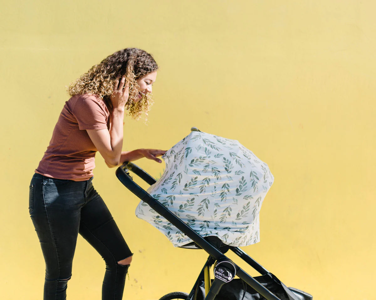 Multi-Use Car Seat Cover - Fern by Copper Pearl - Image 4