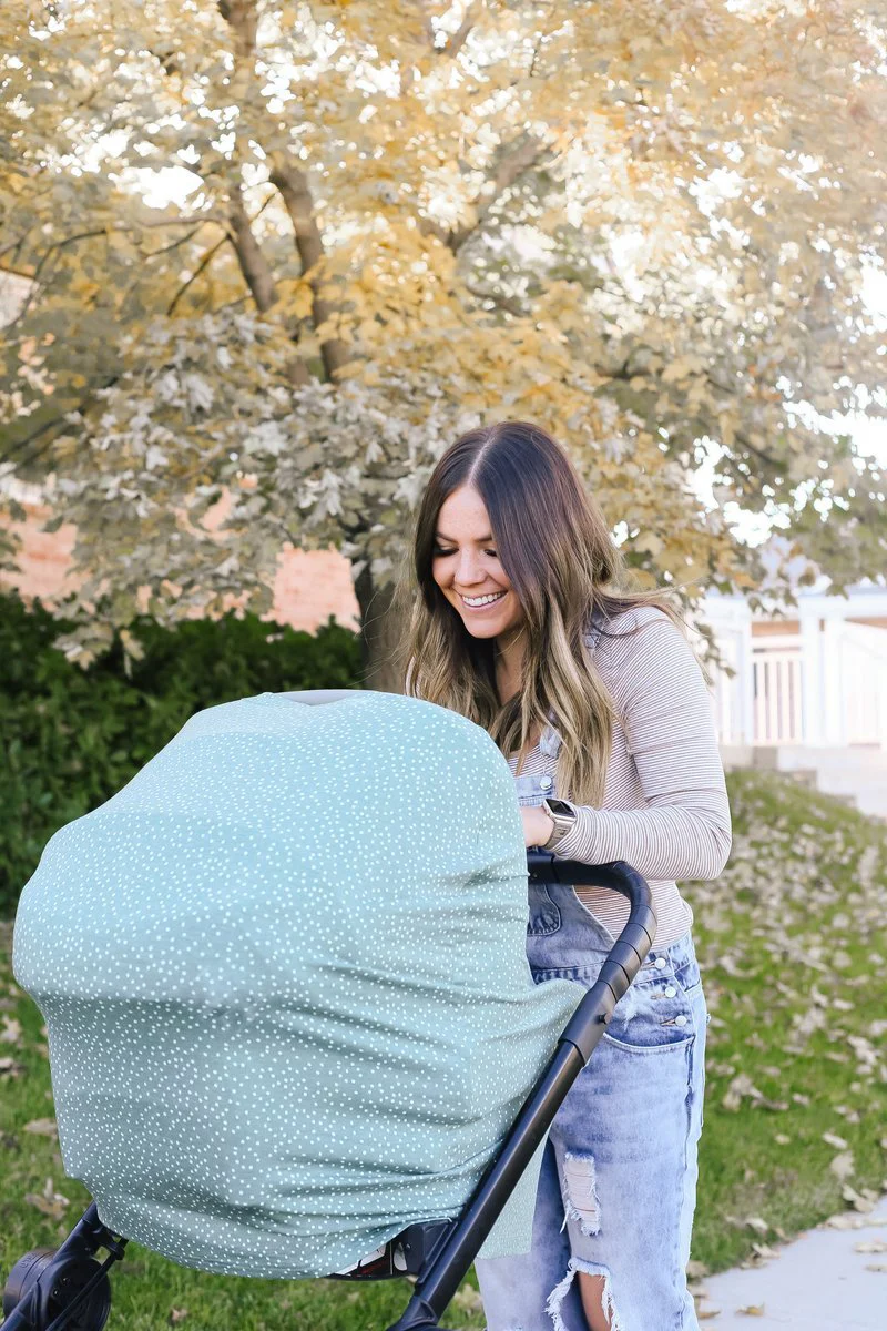 Multi-Use Car Seat Cover - Juniper by Copper Pearl - Image 2