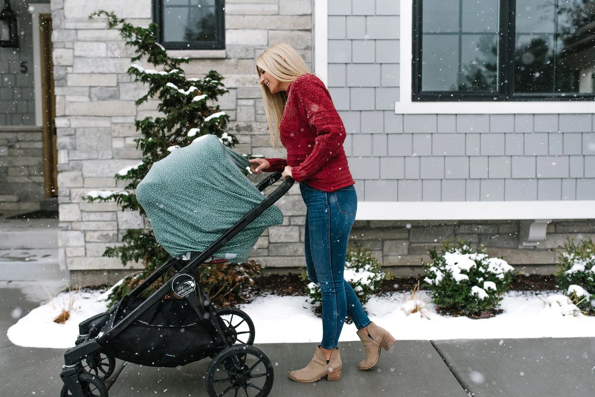 Multi-Use Car Seat Cover - Juniper by Copper Pearl - Image 3