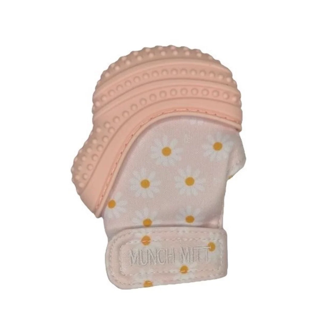 Munch Mitt - Pink Daisies by Malarkey Kids