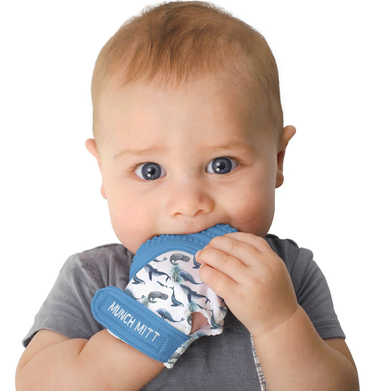 Munch Mitt - Whales by Malarkey Kids - Image 2