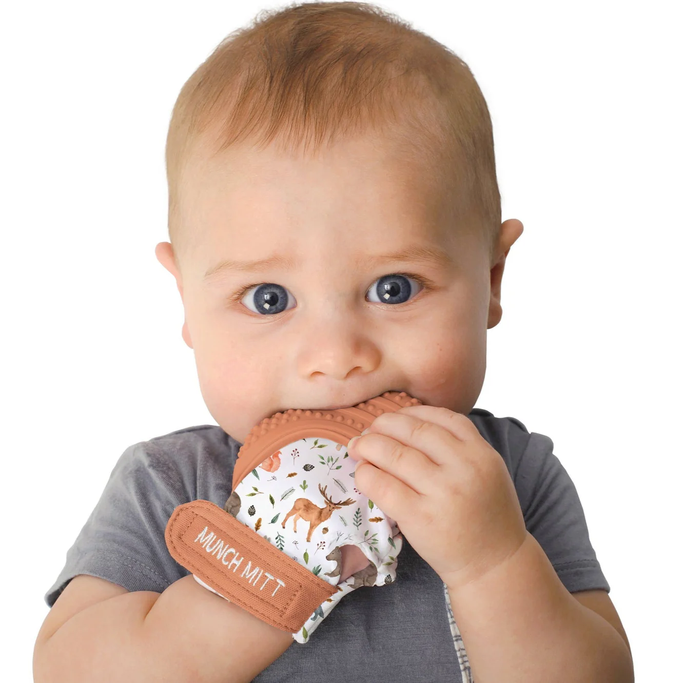 Munch Mitt - Woodland Animals by Malarkey Kids - Image 2