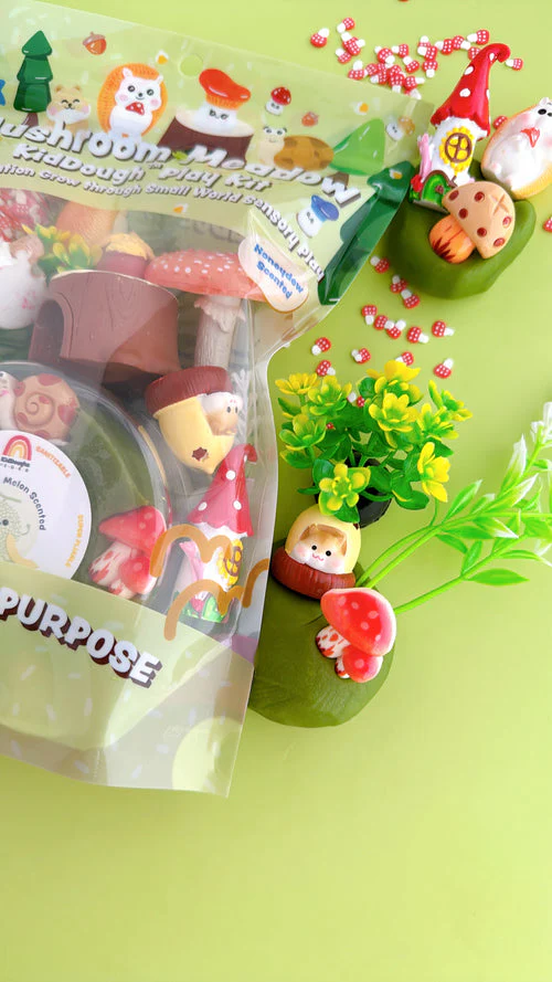 Mushroom Meadow Play Dough Kit by Earth Grown KidDoughs - Image 4