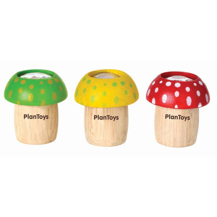 Mushroom Kaleidoscope - Red by Plan Toys - Image 6