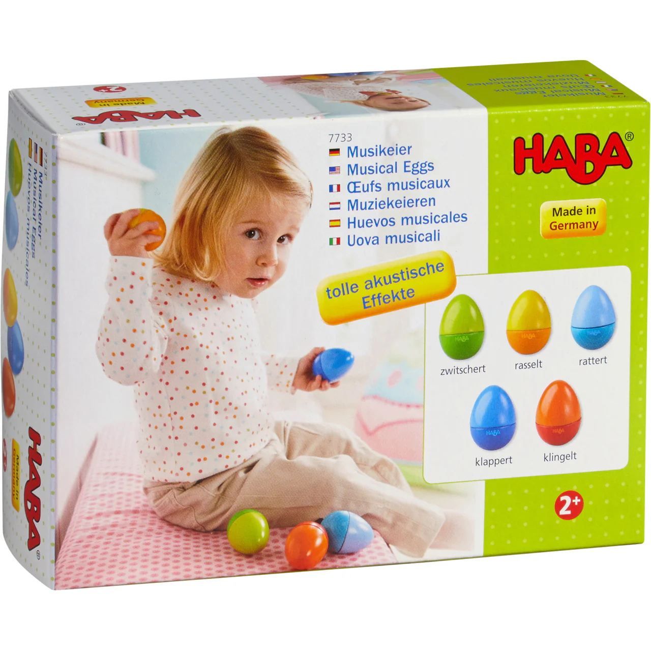Wooden Musical Eggs - Set of 5 by Haba - Image 5
