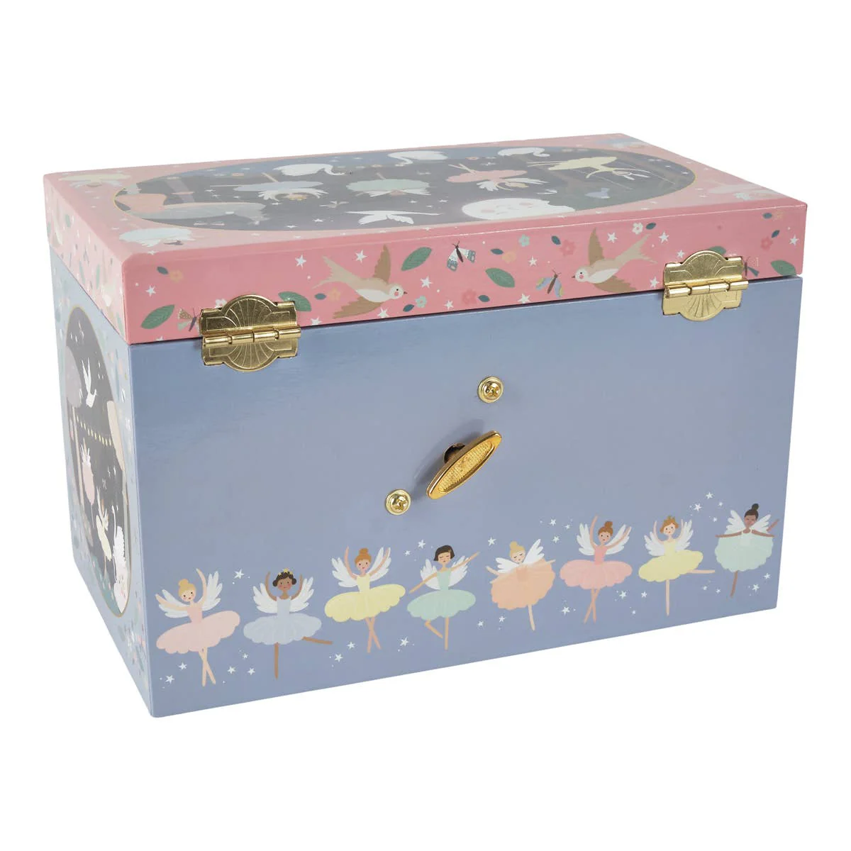 Musical Jewelry Box with 3 Drawers - Enchanted by Floss & Rock - Image 2