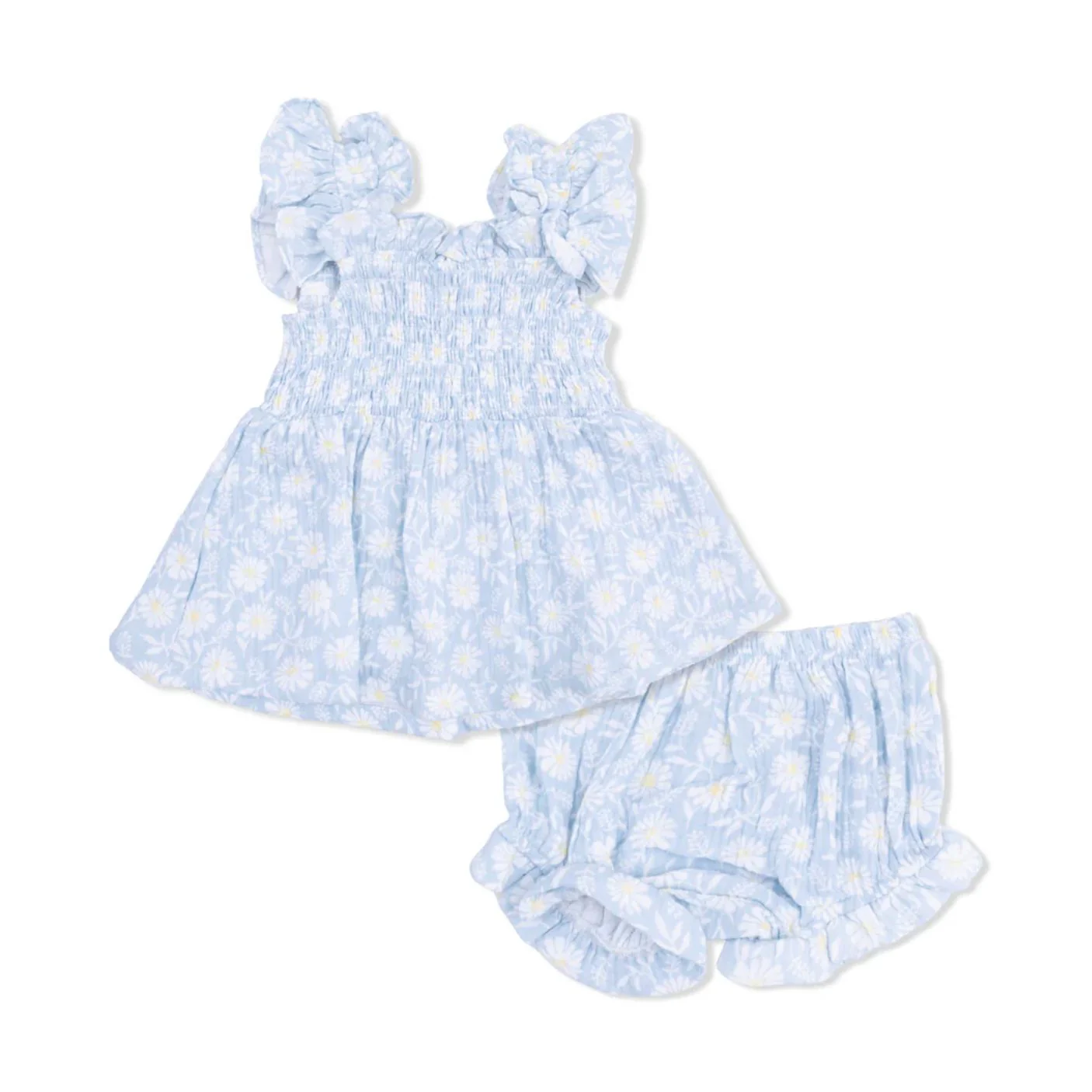 Muslin Babydoll Tunic and Bloomer Set - Western Daisies by Angel Dear