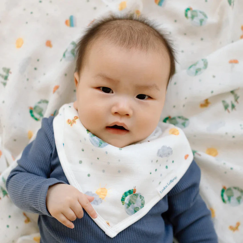 Muslin Bandana Bibs - Eric Carle World of Wonder by Loulou Lollipop - Image 2