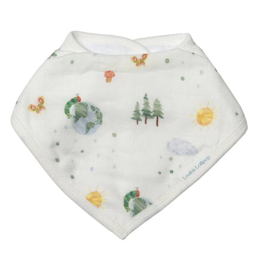 Muslin Bandana Bibs - Eric Carle World of Wonder by Loulou Lollipop - Image 4